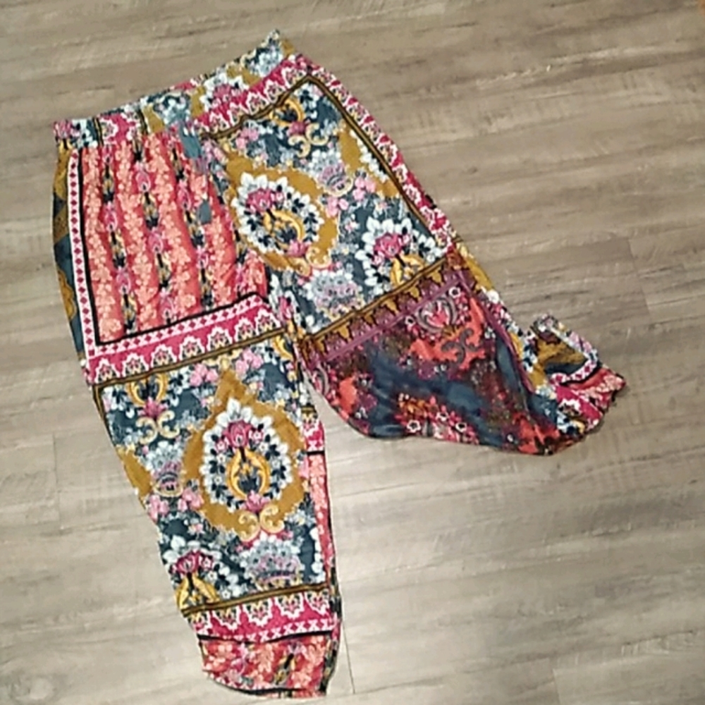 Anthropologie zadie velvet lounge pant